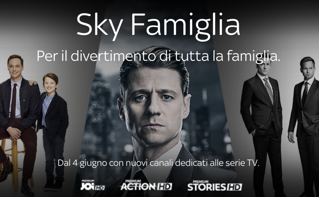 Su Sky Serie Tv Mediaset Premium