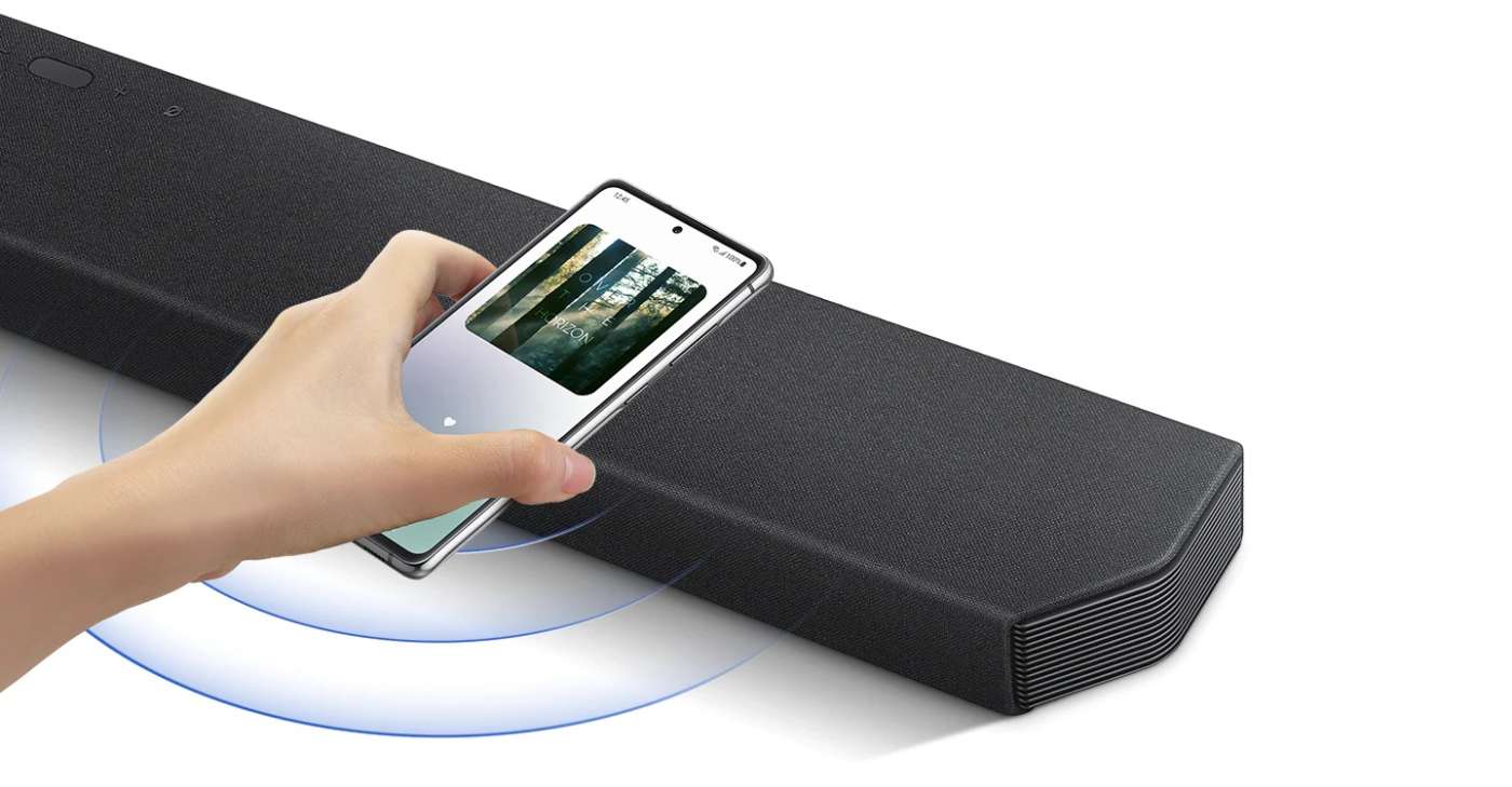 Connessione Bluetooth tra soundbar e smartphone