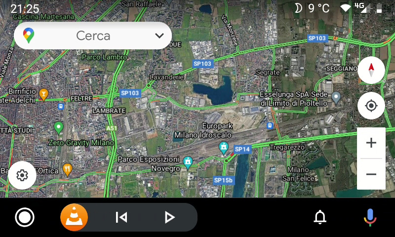 Navigatore Google Maps su Android Auto