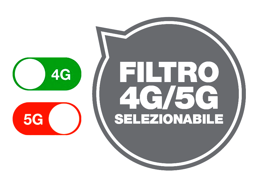 Filtro 4G-5G selezionabile nei centralini Emme Esse 4G-5G