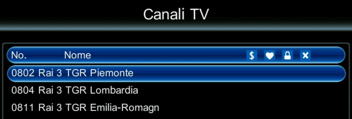 Lista_canali Rai 3 TGR_in Lombardia