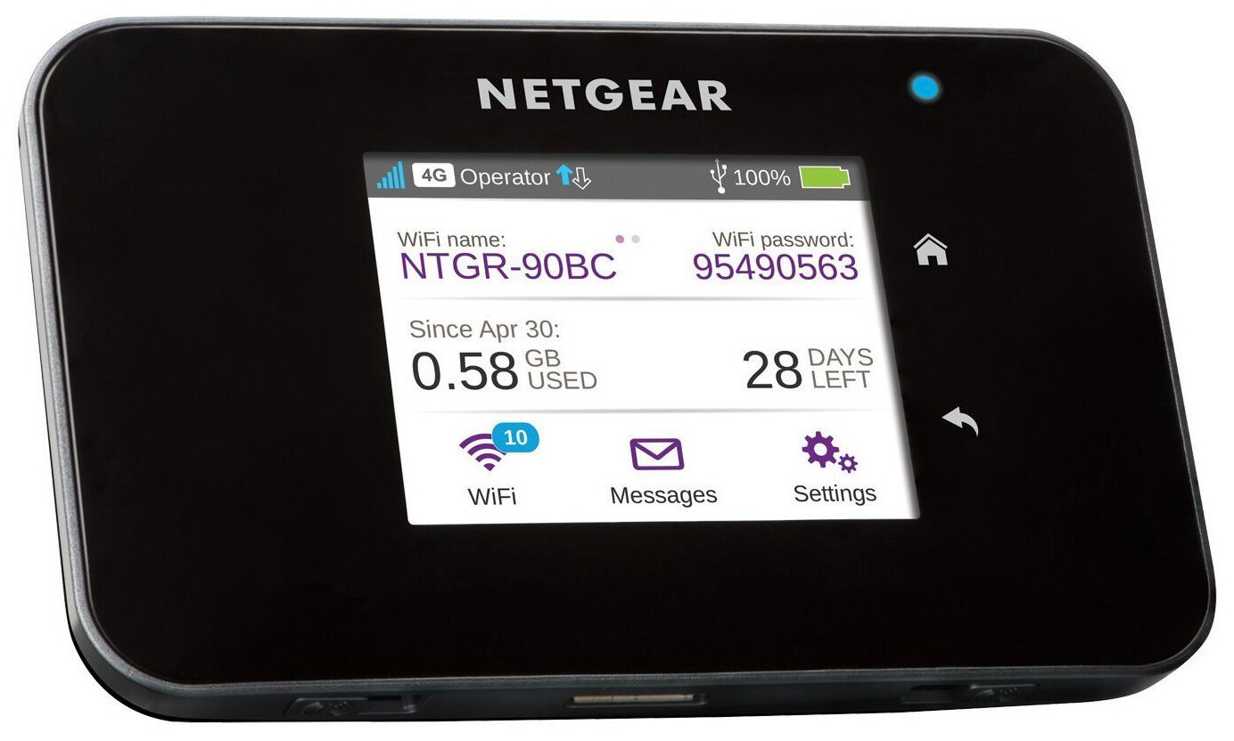 Display LCD a colori del modem 4G Netgear AC810