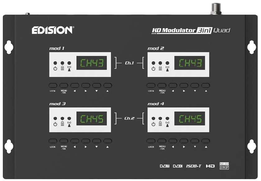 Modulatore Edision 3in1 Quad