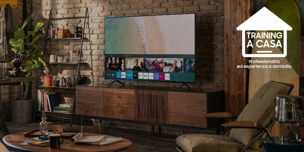 Samsung offre la formazione a casa sui tv Neo QLED 8K e OLED