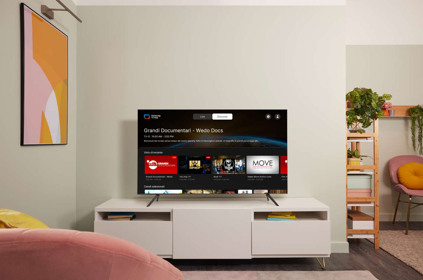 Samsung TV Plus: arrivano cinque nuovi canali