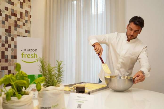 Amazon Fresh e il Pastry Chef Damiano Carrara